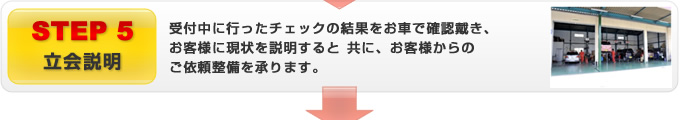 STEP 5 立会説明